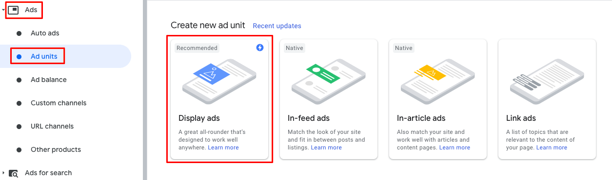 Best Performing Google AdSense Ad Formats